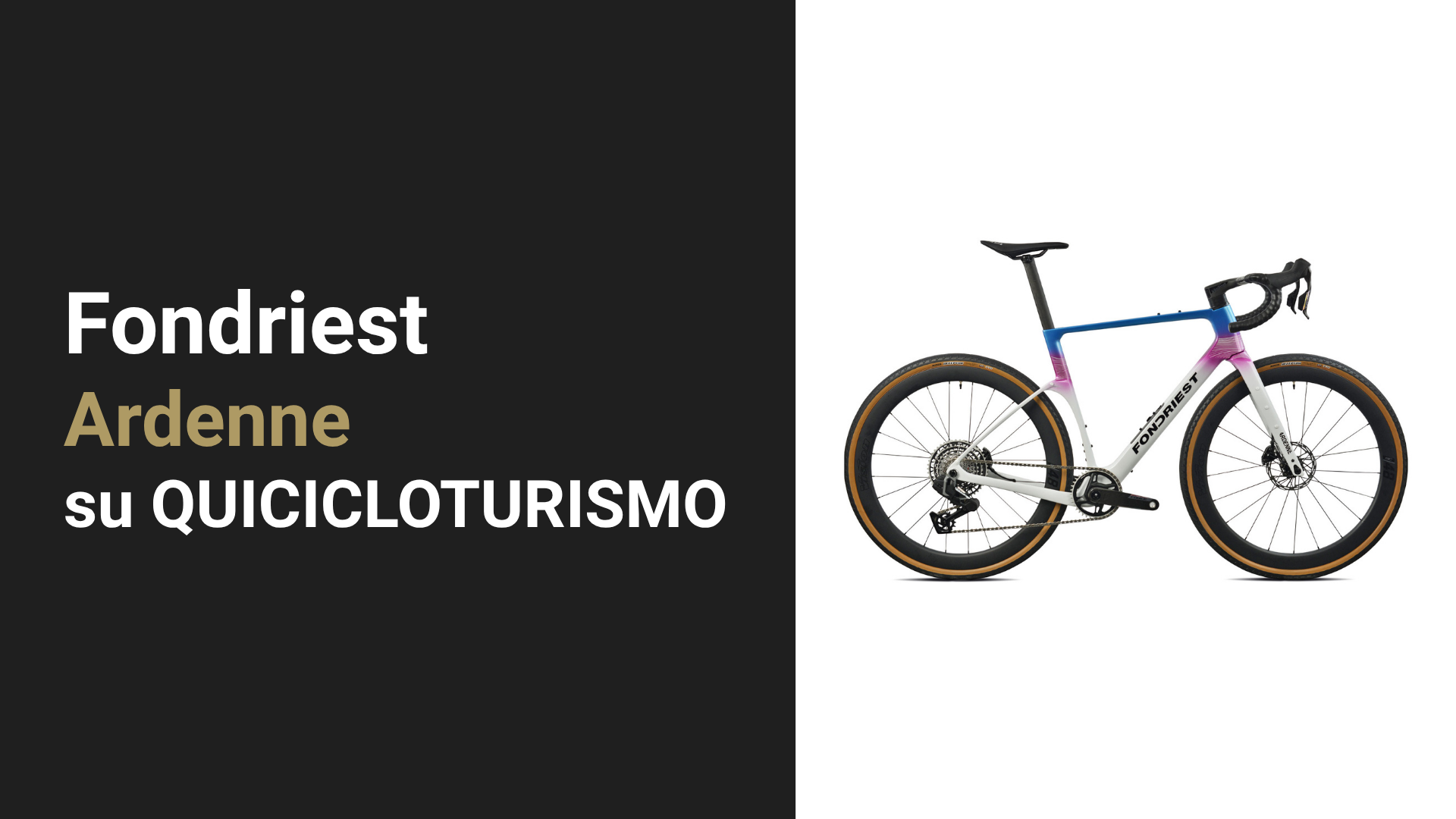 DICONO DI NOI: QUICICLOTURISMO